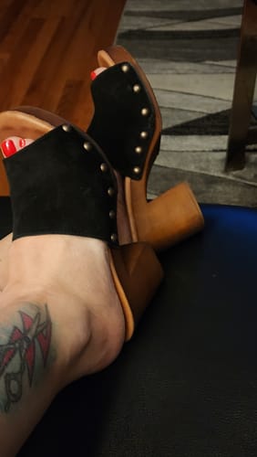 Customer photo review of Cordani WHITLEY Black Sandal