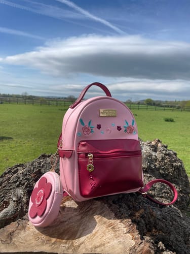 Customer photo review of Mable's Meadow Mini Backpack