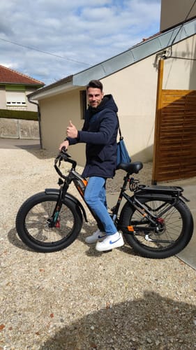 Customer photo review of Lankeleisi MG600 Plus 1000W Bafang Motor 26" Fat Bike All Terrain SUV E-Bike 48V 20Ah Samsung Battery