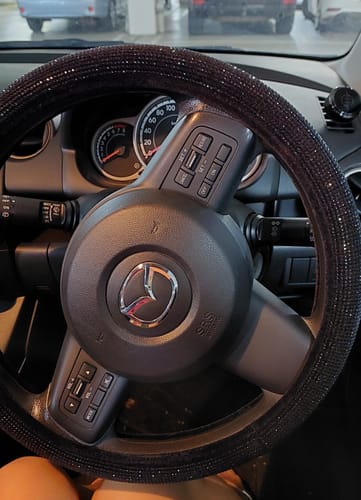 Customer photo review of Steering Wheel Cover Posh Black