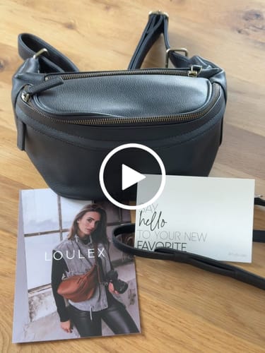 Customer video review of LOULEX fanny pack