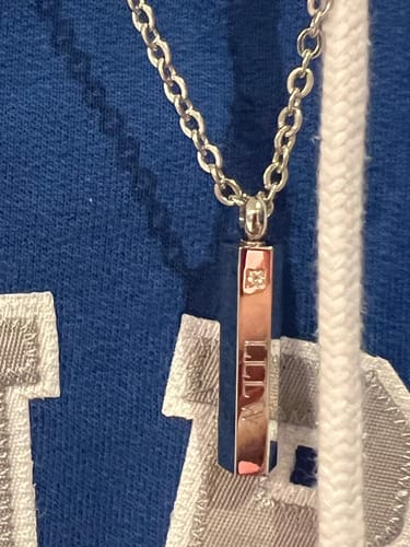 Customer photo review of Modern Urn Pendant