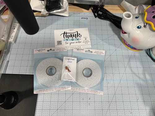 Customer photo review of Glue Gun Straw Toppers