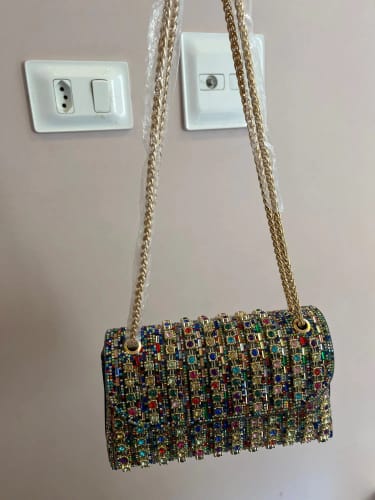 Customer photo review of JIOMAY Luxury Designer Handbags Brand Fashion Purses For Women Elegant And Versatile Rhinestone Bag Party Evening Clutch Bag
