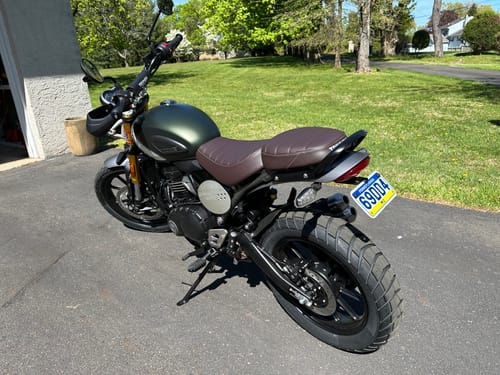 Customer photo review of Triumph Speed 400 & Scrambler 400 Plug & Play Tail Kit
