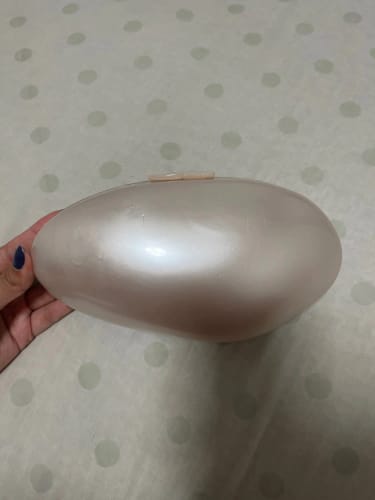 Customer photo review of Pearl Acrylic Evening Bags Designer Luxury Clutch Purse Mini Women's Wallet Shell Chain Shoulder Crossbody Wedding Party Handbag