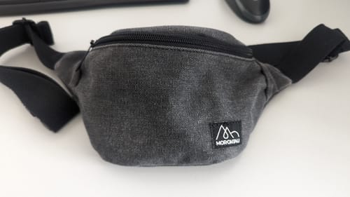 Customer photo review of Bauchtasche "Kyoto" Schwarz