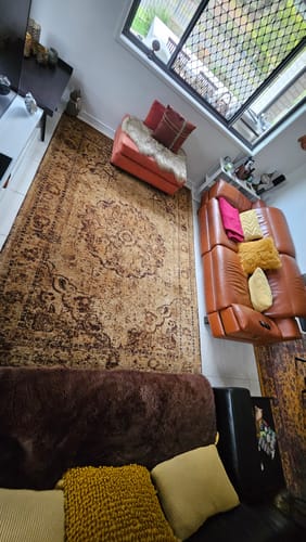 Customer photo review of Skye Mustard Rug