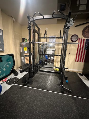 Customer photo review of Major Fitness SML07 All-In-One Home Gym Smith Machine