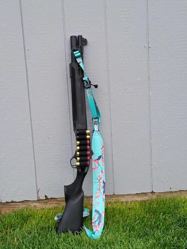 Customer photo review of The Bolt Sling - Cherry Blossoms