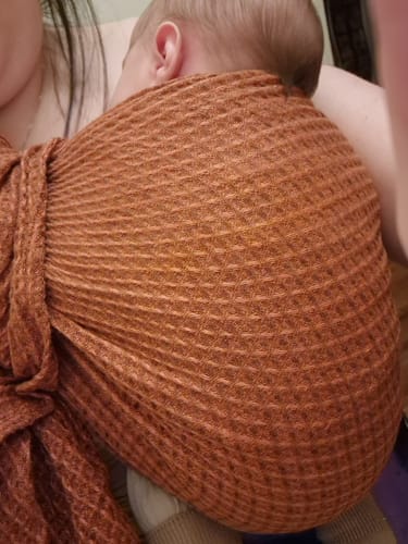 Customer photo review of Linen Ring Sling Seville