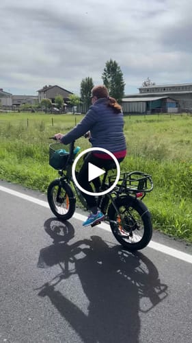 Customer video review of Engwe L20 SE 250W 20" Foldable Electric Trekking Bike 15.6Ah Step-through E-bike