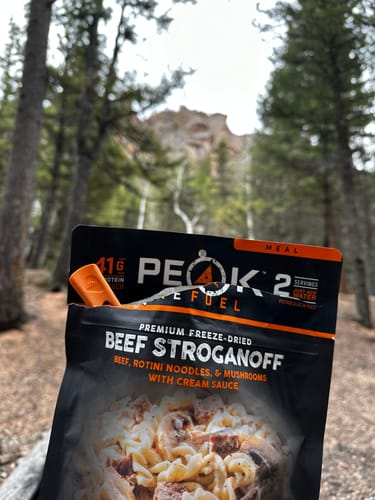 Customer photo review of Beef Stroganoff