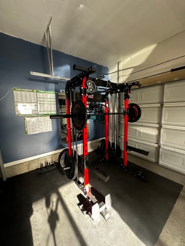 Customer photo review of Major Fitness F22 All-In-One Home Gym Power Rack