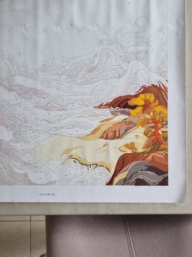 Customer photo review of Abstract Mountain Harmony