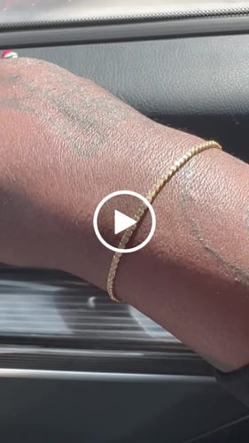 Customer video review of Micro Tennis Bracelet - Gold
