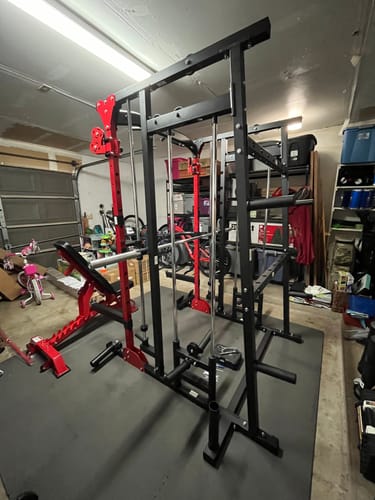 Customer photo review of Major Fitness SML07 All-In-One Home Gym Smith Machine