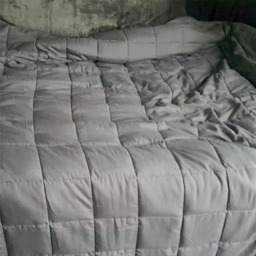 Customer photo review of VigorEight™ Weighted Soothing Blanket