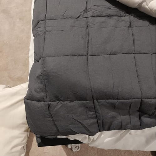 Customer photo review of VigorEight™ Weighted Soothing Blanket