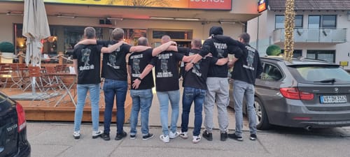 Customer photo review of GUT ERZOGEN TEDDY Rückendruck Unisex Hoodie