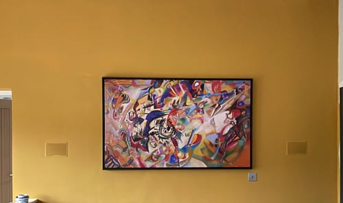 Customer photo review of Composition 7 Canvas Print