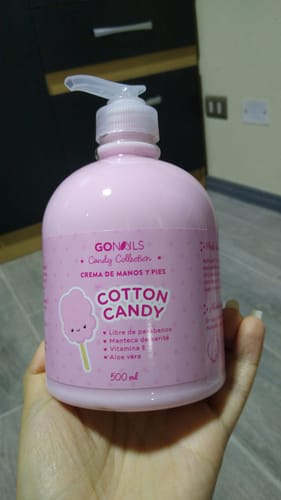 Customer photo review of Crema de Manos y pies Cotton Candy