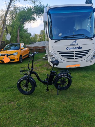 Customer photo review of CMACEWHEEL Y20 750W 20" Step-through Folding Electric Fat Bike