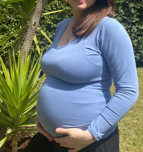 Customer photo review of Maglia manica lunga allattamento e gravidanza