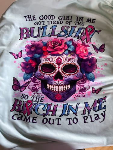 Customer photo review of THE GOOD GIRL IN ME SUGAR SKULL ALL OVER PRINT - TLNO1612232