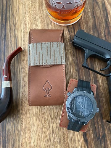Customer photo review of Travel Pouch and Challenge Coin