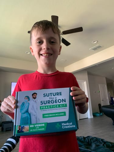 Customer photo review of Suture Practice Kit