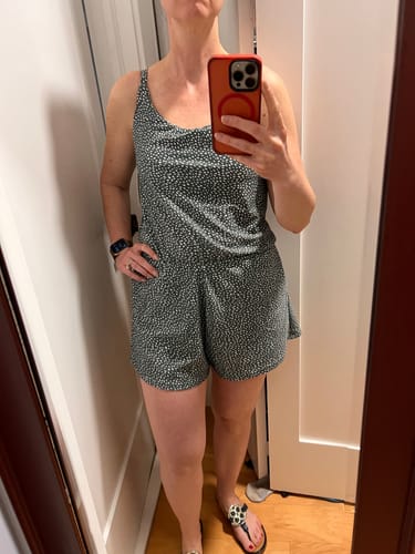 Customer photo review of rue swim romper