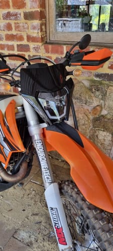 Customer photo review of 2008 - 2013 BLACK KTM DRL LED HEADLIGHT SUPER BRIGHT TPI EXC LIGHT
