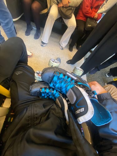 Customer photo review of Bauer X-LP Quad Roller Skates with Airwaves Wheels