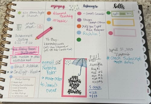 Customer photo review of Undated MINI Project Planner, Midnight