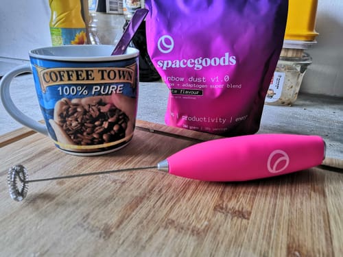 Customer photo review of rainbow dust chocolate + FREE gifts