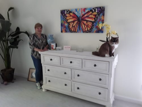 Customer photo review of Vibrant Monarch Mosaic