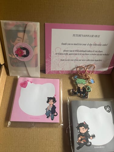 Customer photo review of Min Meow Acrylic Charms