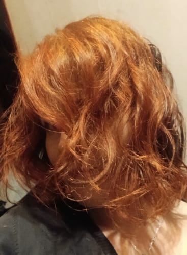 Reseña con foto de un cliente sobre Henna Jamila BAQ Premium (Cobrizo 👩🏼🦰)