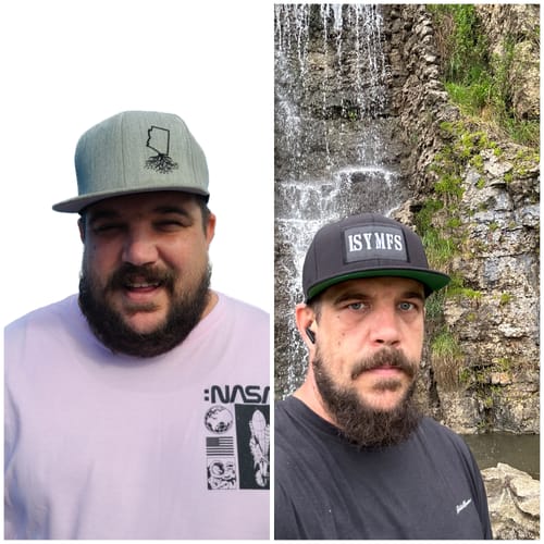 Customer photo review of ISYMFS Hat (Black/White)