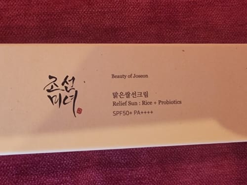 Customer photo review of Relief Sun : Rice + Probiotics (SPF50+ PA++++)