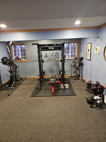 Customer photo review of Major Fitness B52 All-In-One Home Gym Smith Machine