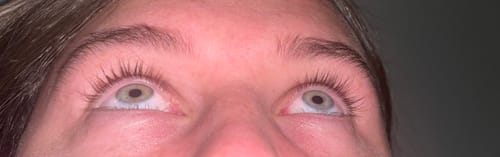 Customer photo review of Lash Growth Serum