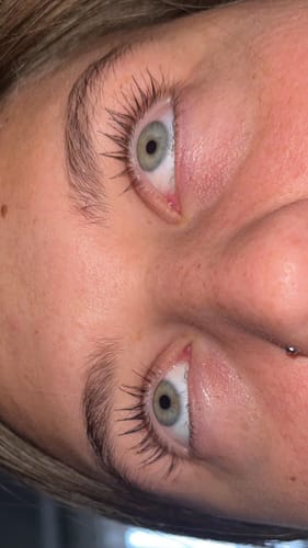 Customer photo review of Lash Growth Serum