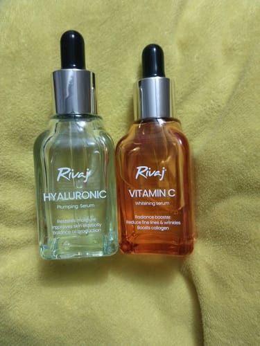 Customer photo review of Face Serum - Hyaluronic Acid (30ml)