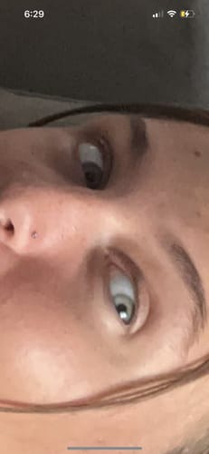 Customer photo review of Lash Growth Serum