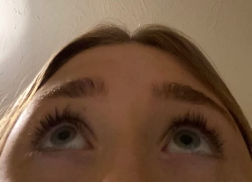 Customer photo review of Lash Growth Serum