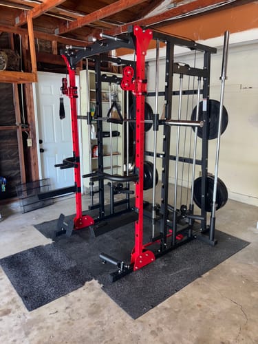 Customer photo review of Major Fitness SML07 All-In-One Home Gym Smith Machine