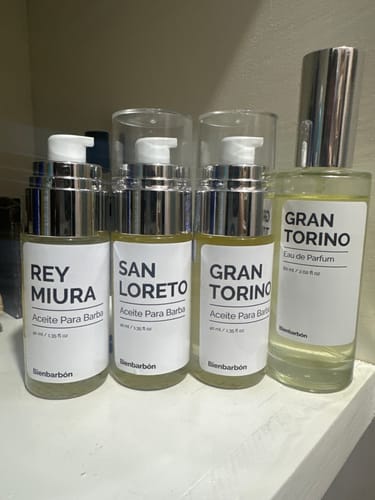Customer photo review of Aceite Para Barba - Paquete De 3 Fragancias