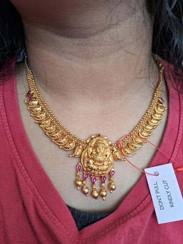 Customer photo review of Silver Temple Necklace 158199